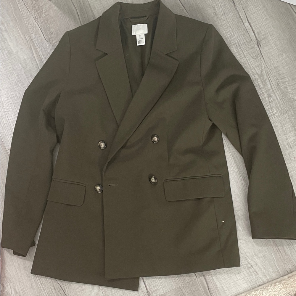 Classic Double-Breasted Pea Coat